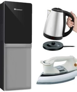 1051-new.jpg Dawlance WD 1051 Water Dispenser Silver + Premium Electric Kettle + Premium Iron