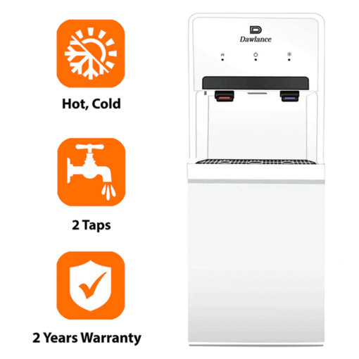 1060-w0.png Dawlance WD-1060 White Water Dispenser Without Refrigerator