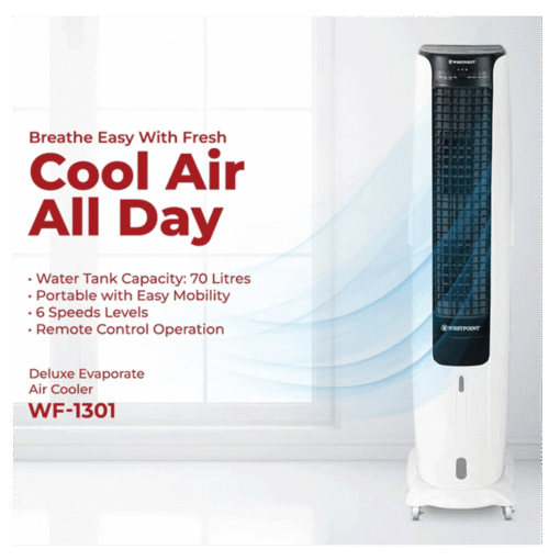 1301-1.png Westpoint WF-1301 Deluxe Evaporative Air Cooler