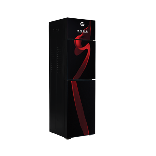 PEL 425 3Taps Straight Glass Door Water Dispenser Maroon Blaze