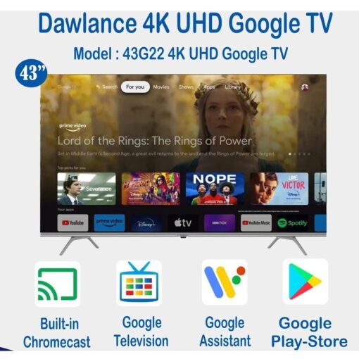 Dawlance 43G22 Radiant Series Google TV 43 Inch 4K UHD