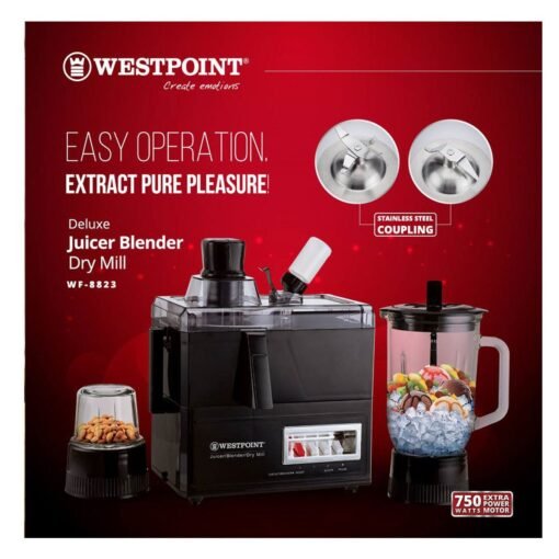 Westpoint WF-8823 Juicer Blender Dry Mill