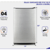 9109.png Dawlance 9101SDR Single Door Mini Refrigerator 4 CFT