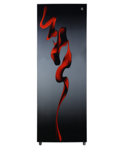 PEL DF-SD-10-HRB Vertical Inverter Glass Door Deep Freezer Hazel Red Blaze 281 Liters