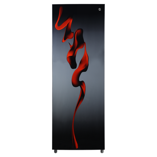 HRB_VDF_1.png PEL DF-SD-10-HRB Vertical Inverter Glass Door Deep Freezer Hazel Red Blaze 281 Liters