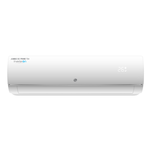 Jumbo_Front.png PEL InverterOn Jumbo DC Prime Plus Wifi T3 H&C Air Conditioner White 1 Ton