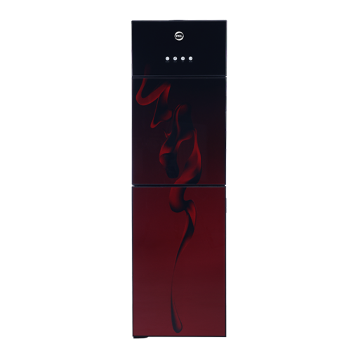 PEL 425 3Taps Straight Glass Door Water Dispenser Maroon Blaze
