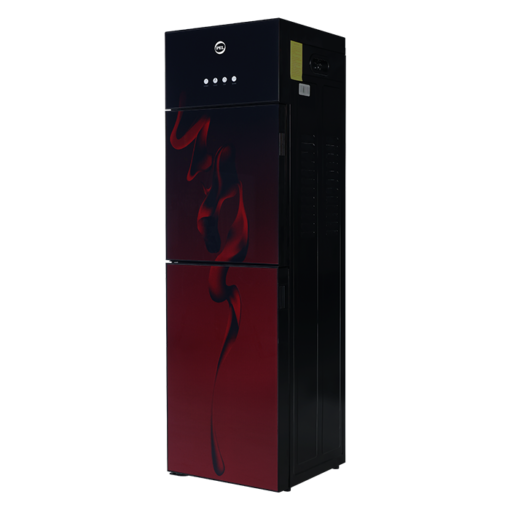 PEL 425 3Taps Straight Glass Door Water Dispenser Maroon Blaze