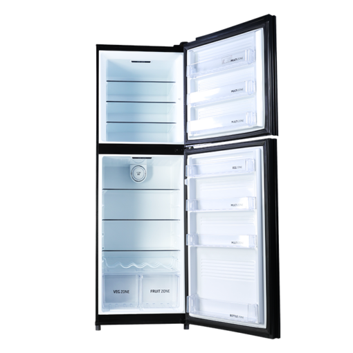 Silver_strip_black_4.png PEL Digitron Ultra Inverter Curved Glassdoor Refrigerator Silver Strip Black 6370 310 LTR