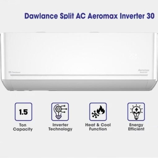 Dawlance AeroMax Inverter 30 Split AC 1.5 Ton Heat and Cool