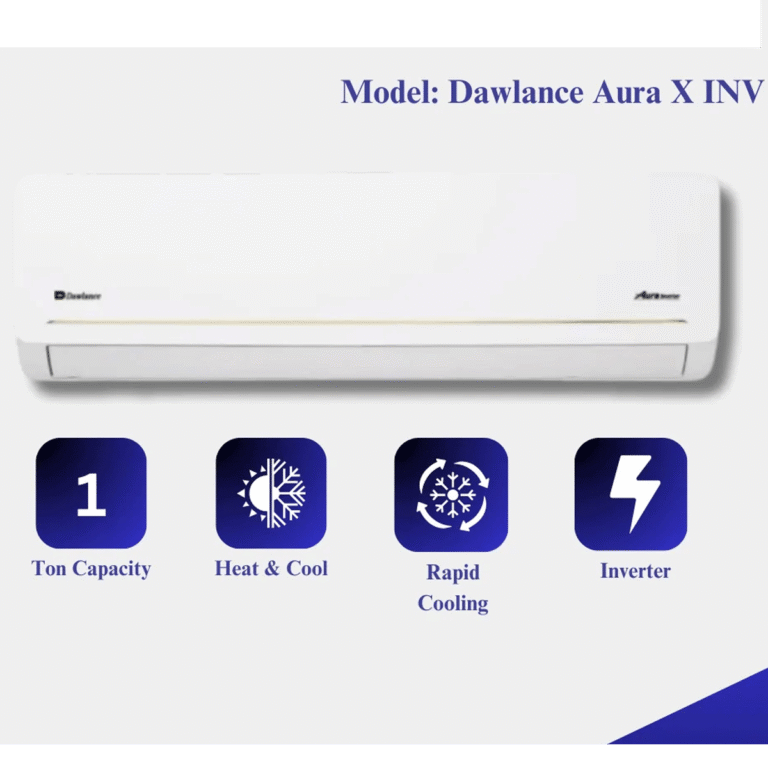 Dawlance Aura X 15 Inverter Split AC 1 Ton Heat and Cool