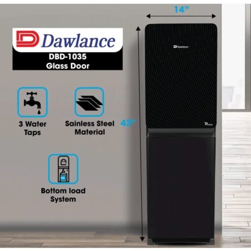 Dawlance Taps Bottom Load Water Dispenser DBD-1035 Glass Door