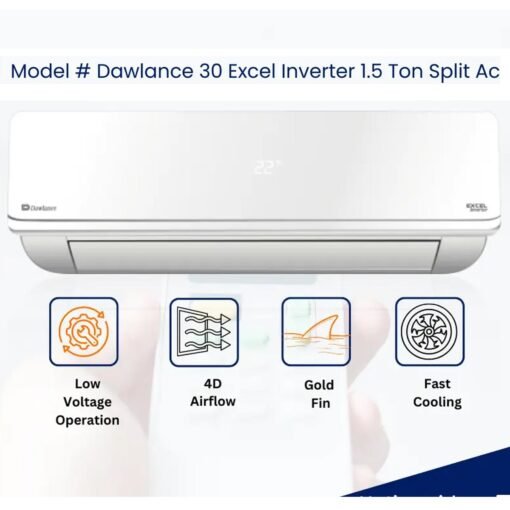 Dawlance 30 Excel Inverter Split AC 1.5 Ton