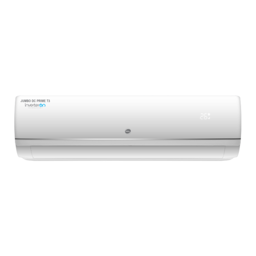 front.png PEL InverterOn Jumbo DC Prime Wifi T3 H&C Air Conditioner White 1.5 Ton