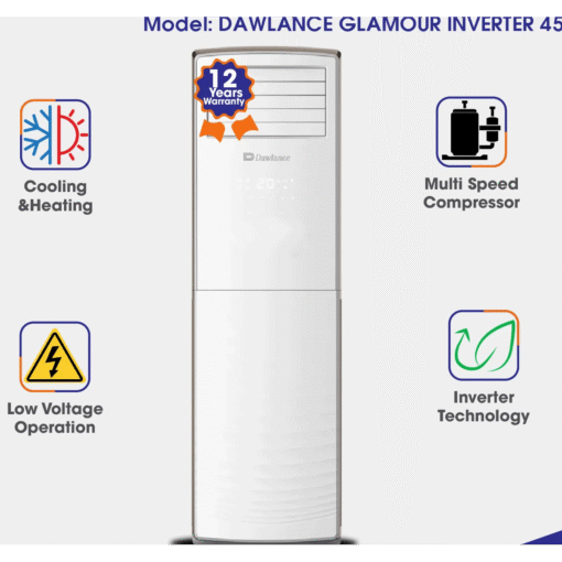 Dawlance Glamour 45FS Inverter Floor Standing AC 2 Ton