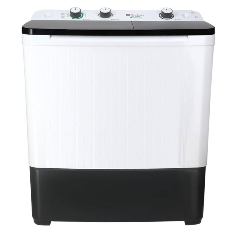 Dawlance DW-6550 Glass Lid Twin Tub Washing Machine 8 kg
