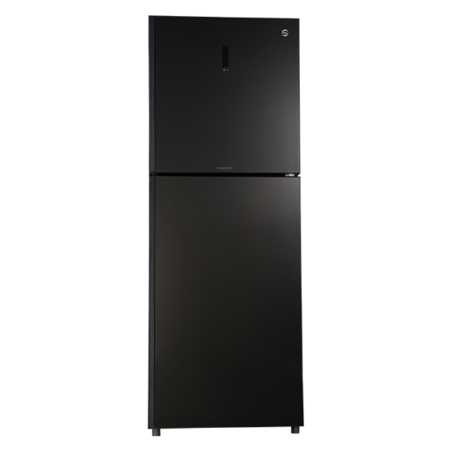 silver_strip_grey_1.png PEL Digitron Ultra Inverter Curved Glassdoor Refrigerator Silver Strip Black 6370 310 LTR