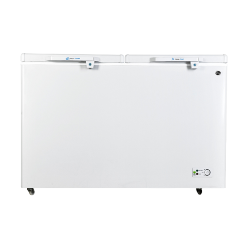 twin-door-front.png PEL Arctic Pro Deep Freezer - Twin Door - White / 155 (410 LTR)